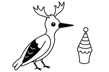 bird, vector, cartoon, animal, illustration