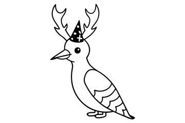 bird, vector, cartoon, animal, illustration
