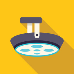 Surgical lamp providing focused light in operating room, symbolizing advanced healthcare technology and precision