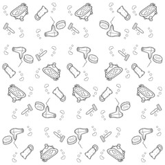 bathroom icons pattern