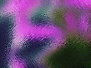 Obraz premium Unique grainy abstract blurred gradient background. Wavy glass wave curved effect dispercion refraction gradient modern web background film grain blurry texture, template with elegant design concept