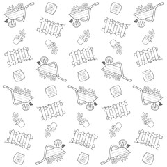 doodle garden pattern