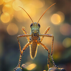 Close-up of a grasshopper