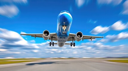 Intense Engine Propeller Movement During Takeoff