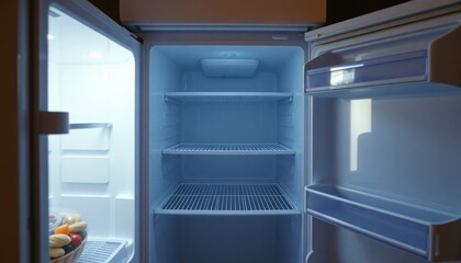 Close-up Of An Open Refrigerator