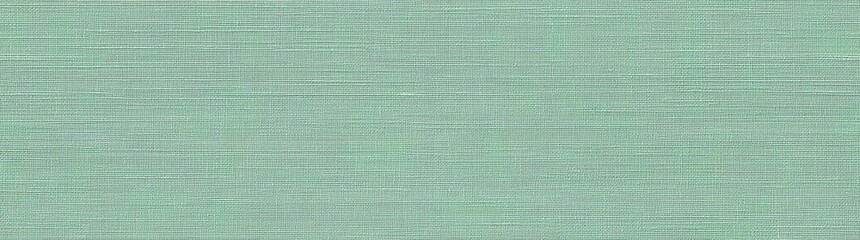 Fototapeta premium seamless of Mint green natural cotton linen textile texture background banner panorama , isolated on white background, , copy space, copy space for text,