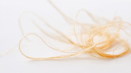 Elegant Line Strands on White Background, Minimalist Elegance for Product Display