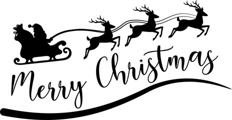 simple christmas greeting card vector on transparent background