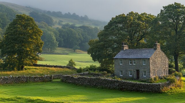 Serene Stone Cottage in the Yorkshire Dales