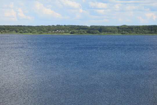 summer view of Lake Solomeno on Toropets
