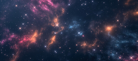 Naklejka premium galaxy stars with space nebula clouds background, sky 47