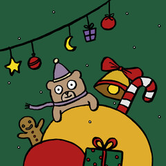 Christmas and bear
