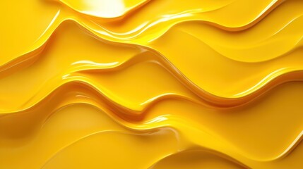 Obraz premium Abstract yellow wavy background texture.