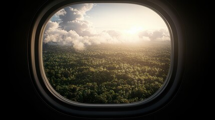 Majestic Aerial Landscape of Rolling Hills with Clear Skies