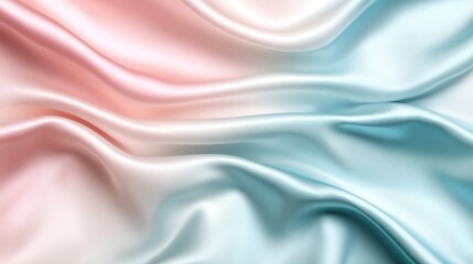 Obraz premium Abstract Pastel Silk Drape: A Dreamy Textured Background