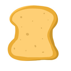 A slice of bread food delicious object 