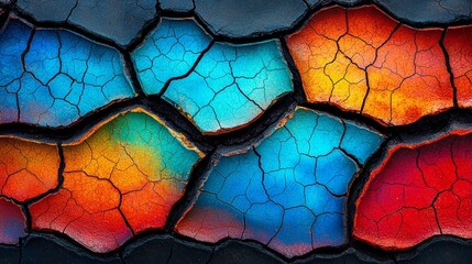 a close up of a crack in the ground