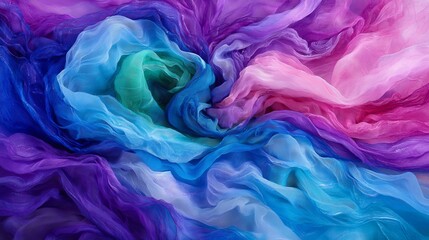 Fototapeta premium A close up of a colorful fabric background