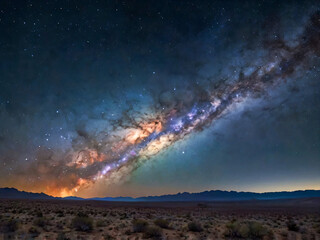 Fototapeta premium starry night sky