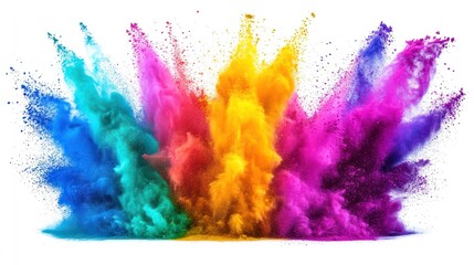 Colorful Powder Explosion