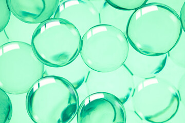 Cosmetic texture green molecular ingredient moisturizer face skin care background