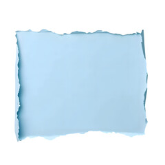 Obraz premium Torn pastel sky blue paper