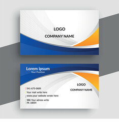 Naklejka premium Minimal Business Card Template