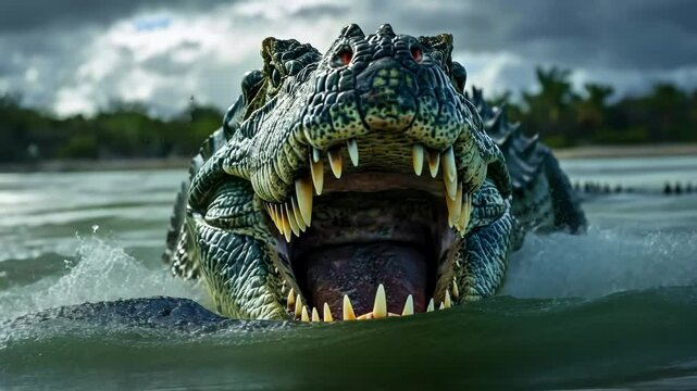 Ancient creature: video showcasing dinosaur, capturing essence of prehistoric life, majestic movements, fascinating world of extinct species in vivid, dynamic detail.