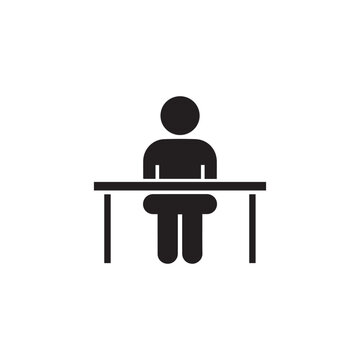 recommend clip art: smart desk work icon outline vector Office work 