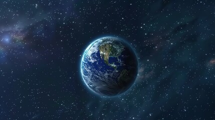 Obraz premium Star_Earth_Sky_Blue_Cosmic_Texture_Blue