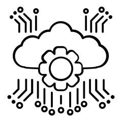 cloud computing icon