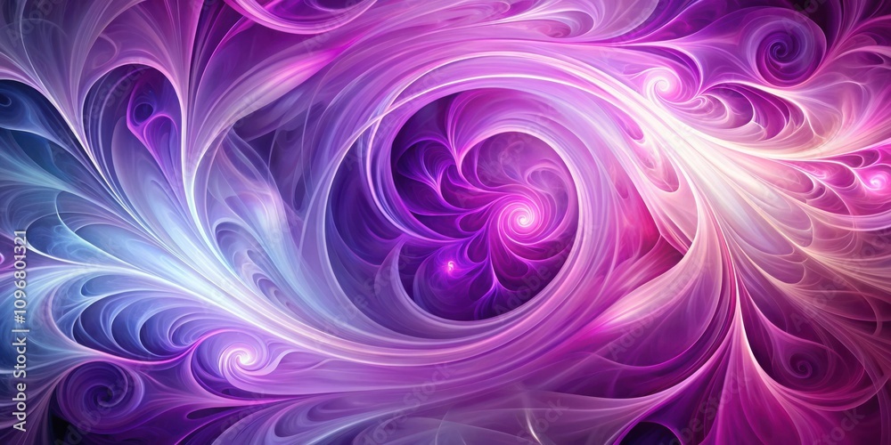 Poster a symphony of swirling hues, abstract art with vibrant purple and pink gradients, creating a mesmeri
