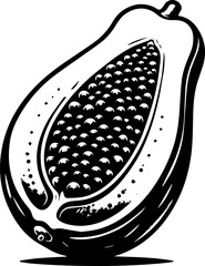 Fototapeta premium papaya icon 