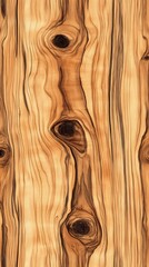 Close-up of beautiful natural wood grain with intricate patterns and unique knots showcasing rustic charm.