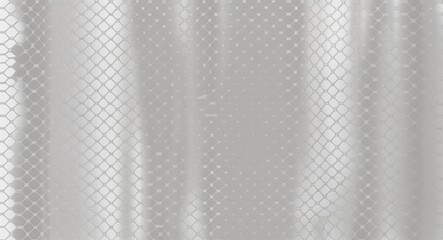 Silver Octagon pattern hand drawn design on White background illustration