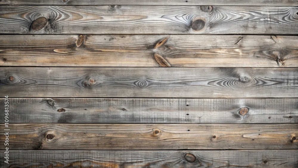 Poster rustic weathered wood planks with knots and grain patterns
