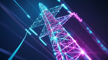 A holographic interface for energy grid operators to monitor power surges, outages, and grid health dynamically.