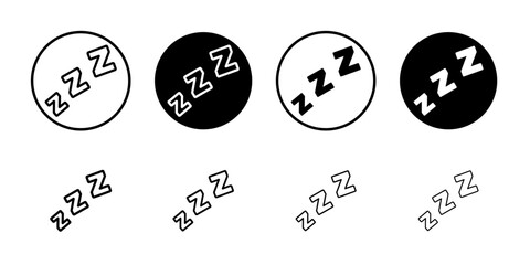 Zzz icon web design in vector