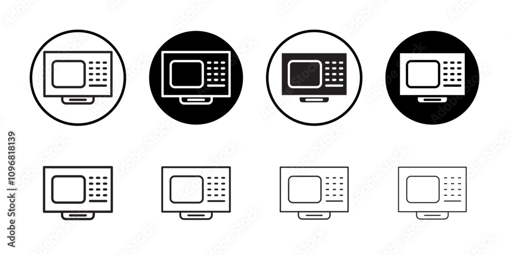 Poster ATM icon web design in vector
