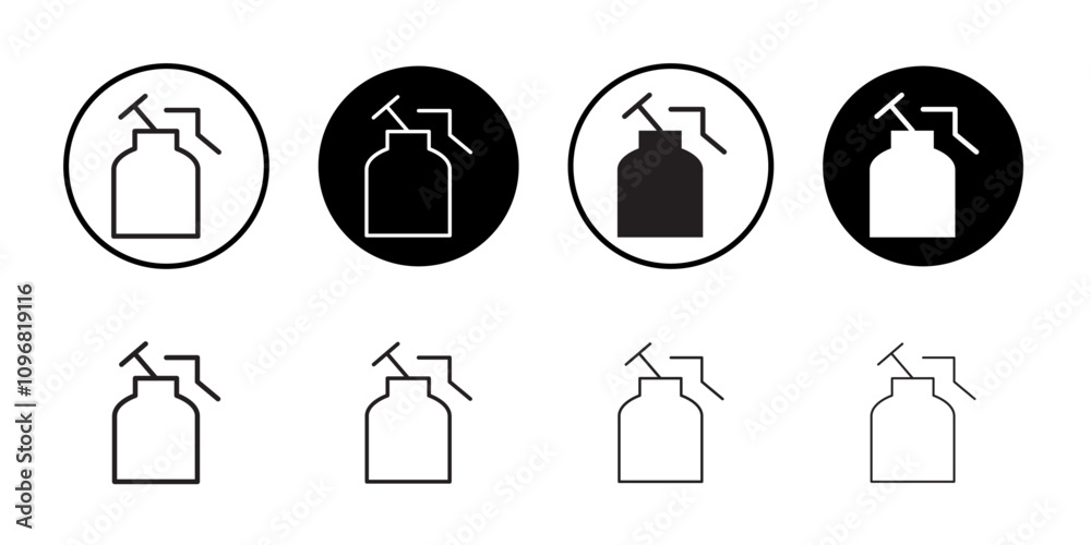 Poster breast pump icon web design in vector