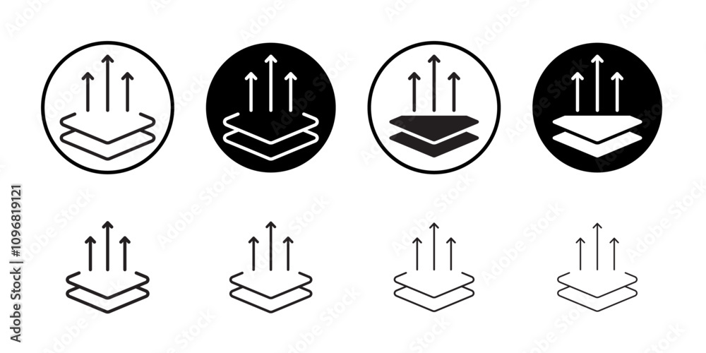 Poster breathable leather icon web design in vector