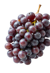 Fototapeta premium banch of grape with water droplets on it, transparent png