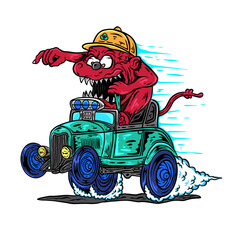 red riding motorcycle