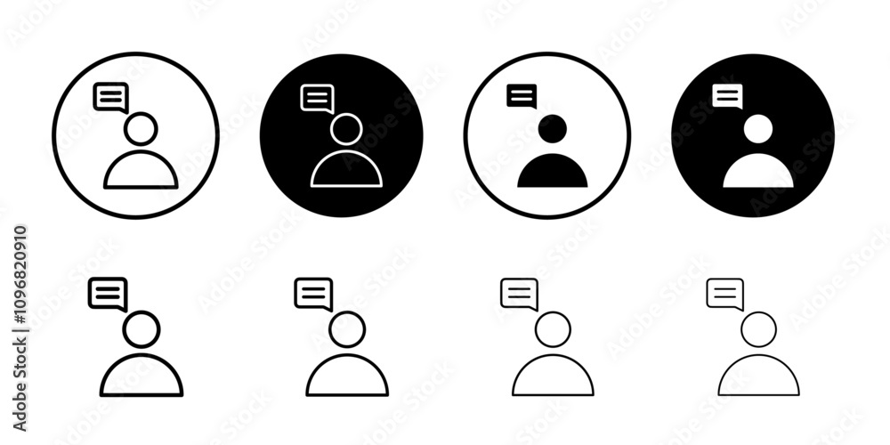 Poster expert opinion icon web design in vector