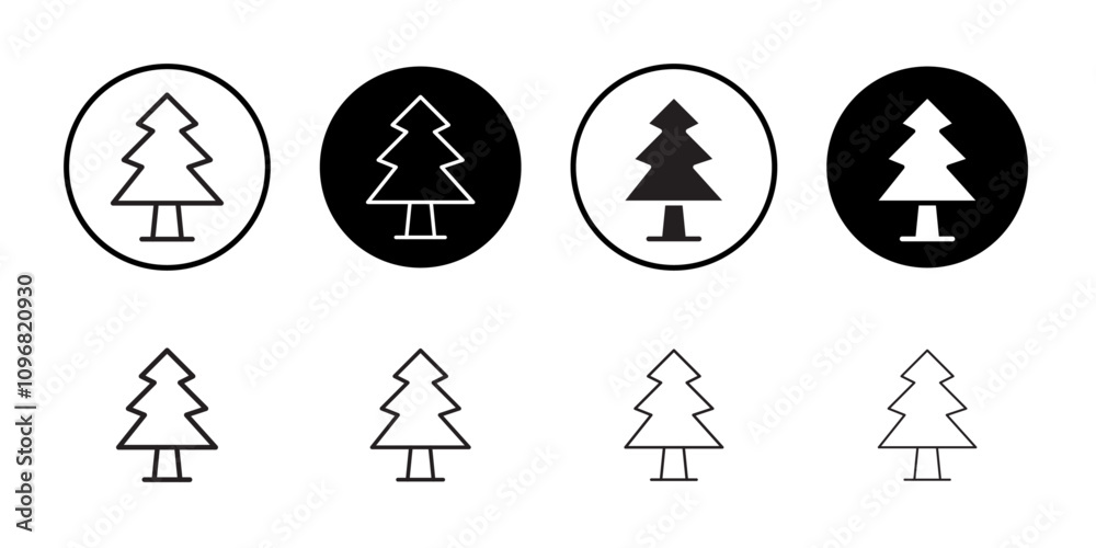 Poster Fir cone icon web design in vector