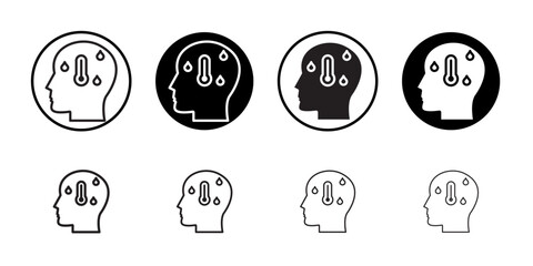 Fever icon web design in vector