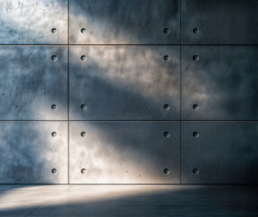 Fototapeta premium Gros plan sur un mur vide en béton