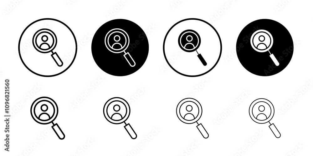 Poster hiring icon web design in vector