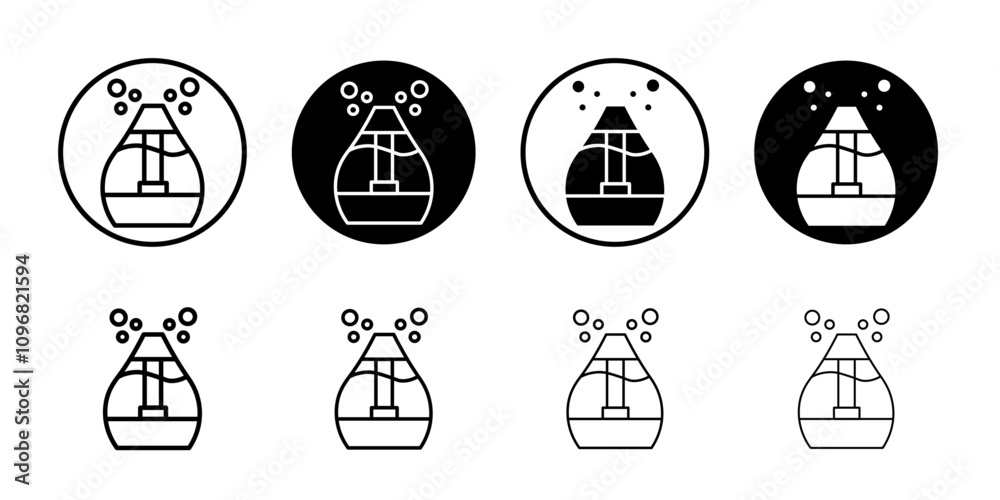 Poster humidifier icon web design in vector