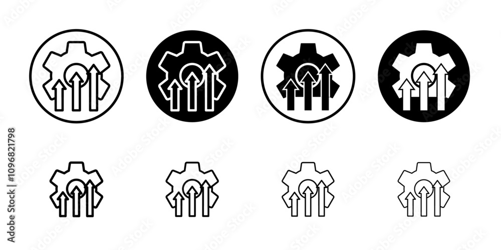 Poster improvement icon web design in vector